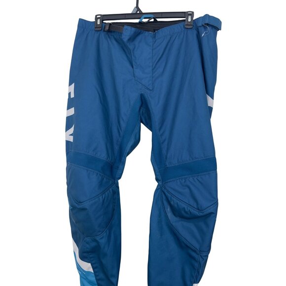 Fly Racing F-16 Blue Motocross Mens Pants Size 44 Lightweight Durable Design - Picture 12 of 14